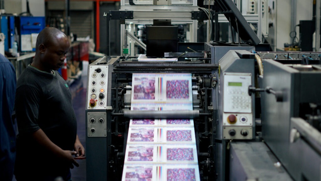 Anti-Counterfeit Features: Ink, Holography and Serialisation